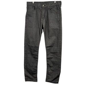 Levis Denim Jeans Size 30 X 30 Style 508 Taper Straight Black EUC